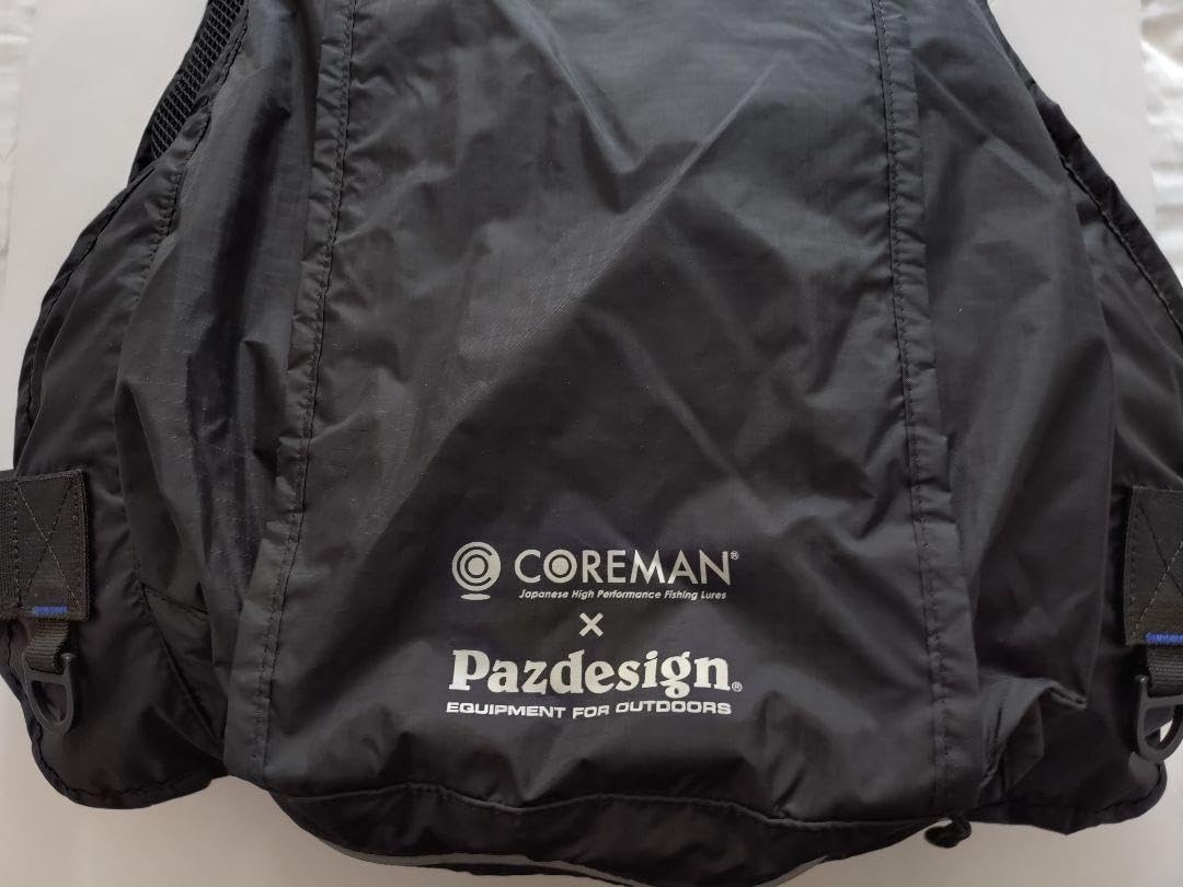 コアマン×パズデザイン SLV－024「スーパーライトベスト」黒灰 未使用